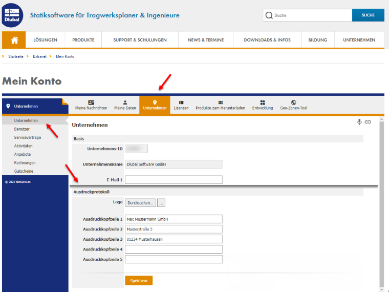 FAQ 005172 | É possível ajustar a disposição (por exemplo, o cabeçalho) no relatório de impressão no RFEM 6/RSTAB 9?