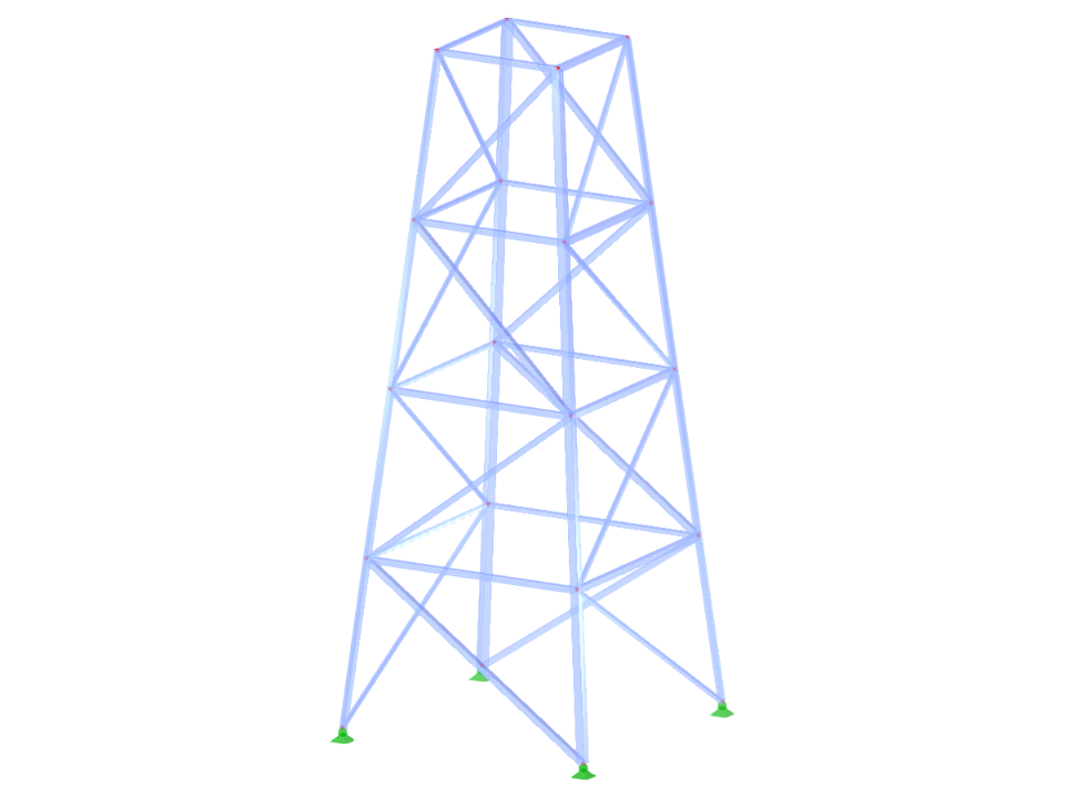 Modelo ID 2091 | TSR013-a | Torre triangulada