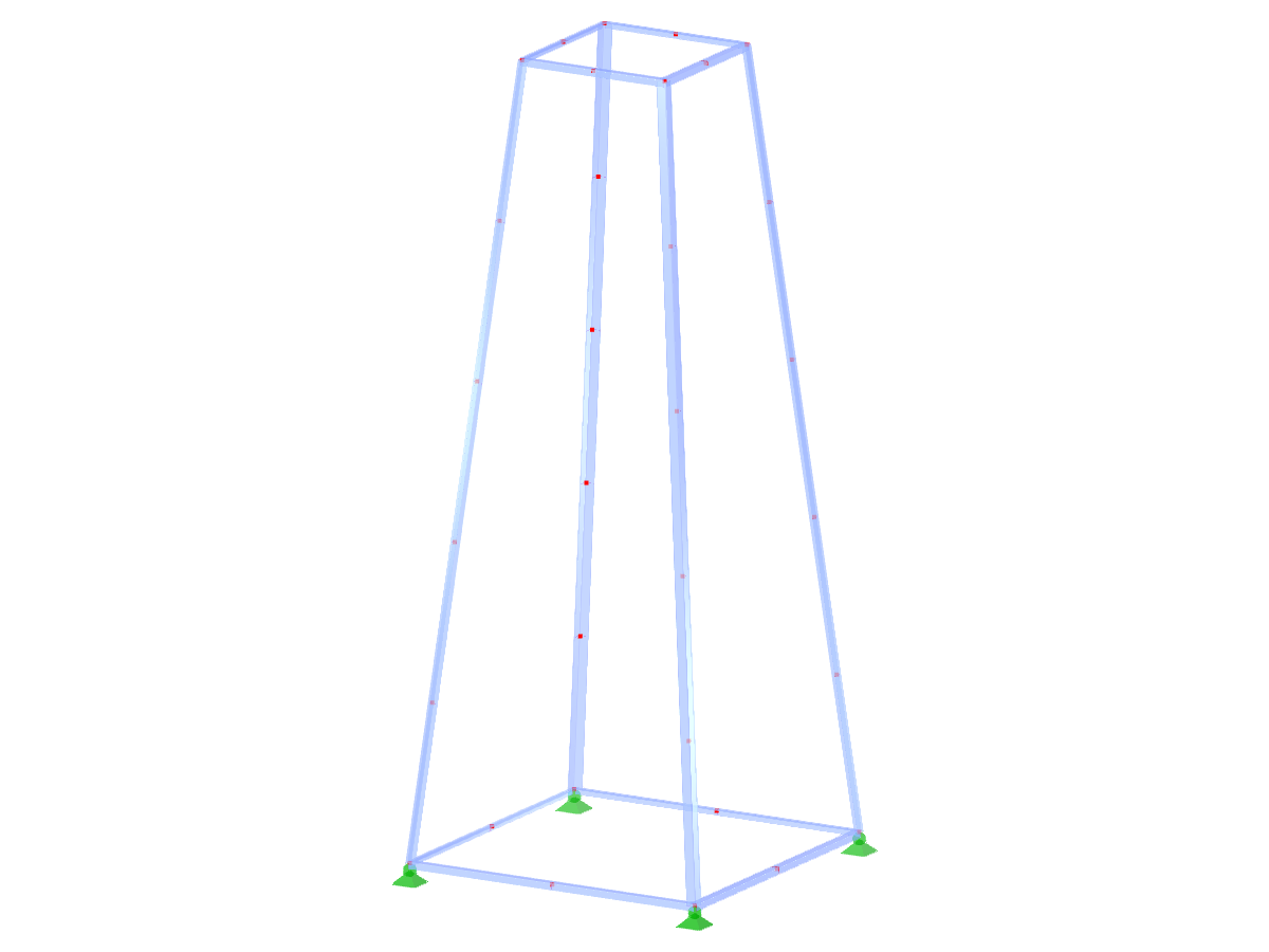 ID de modelo 2144 | TSR001 | Torre triangulada