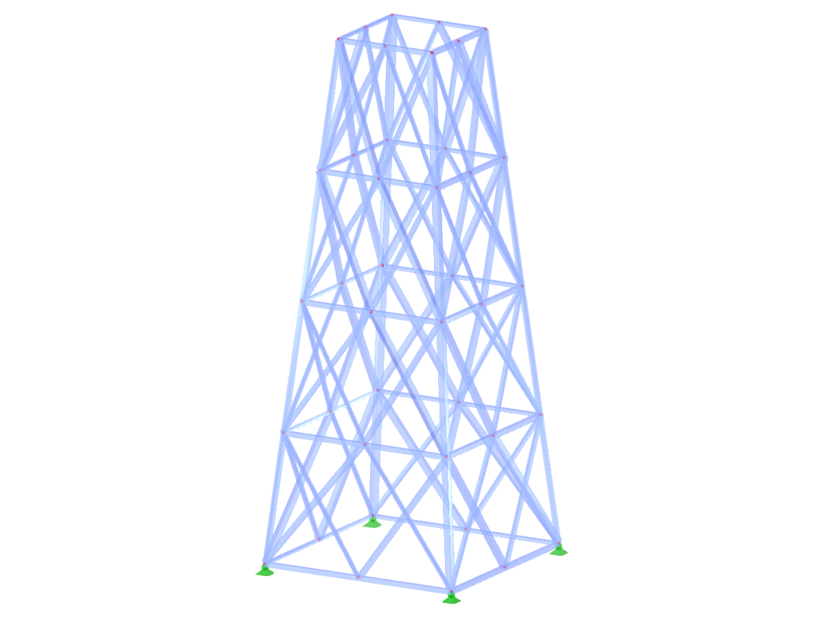 ID de modelo 2196 | TSR063-a | Torre triangulada