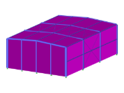 Modelo 003880 | Pavilhão de aço