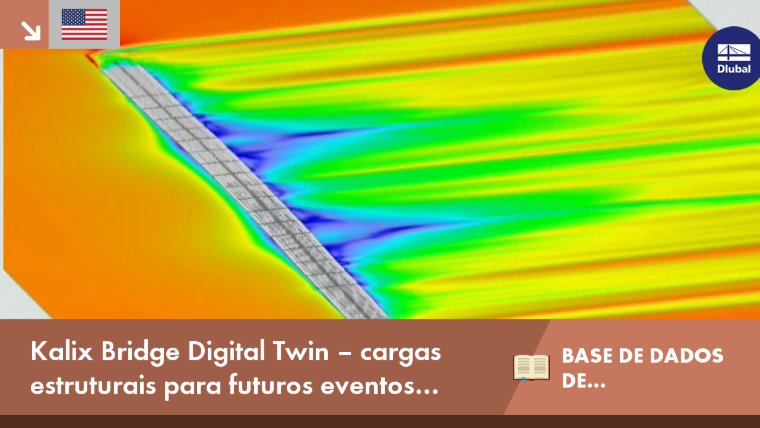 Kalix Bridge digital twin under analysis for structural loads from extreme climate events.
