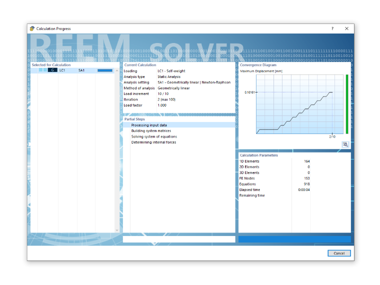 FAQ 005353 | Como é que posso aceder aos diagramas de cálculo no RFEM 6 ou no RSTAB 9 após o cálculo?