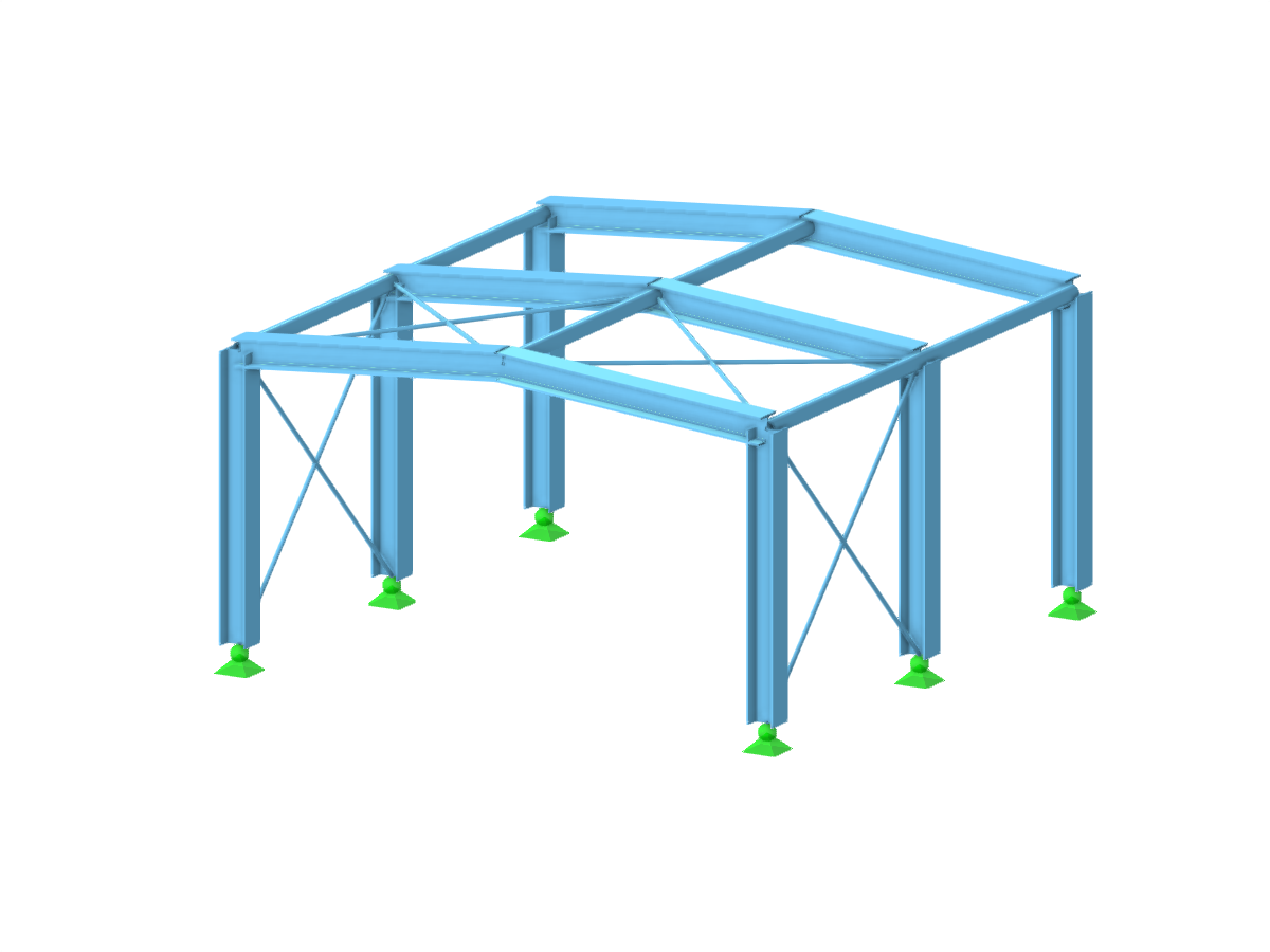 Modelo 004002 | Pavilhão de aço