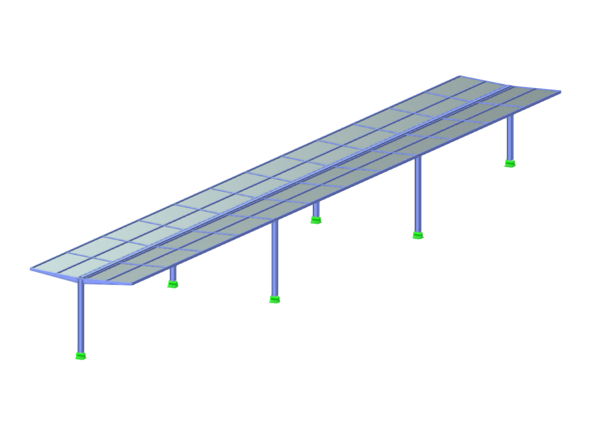 Modelo 004099 | 	SPR003 | Cobertura da plataforma da estação