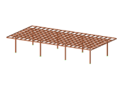 Modelo 004275 | Pérgula de madeira