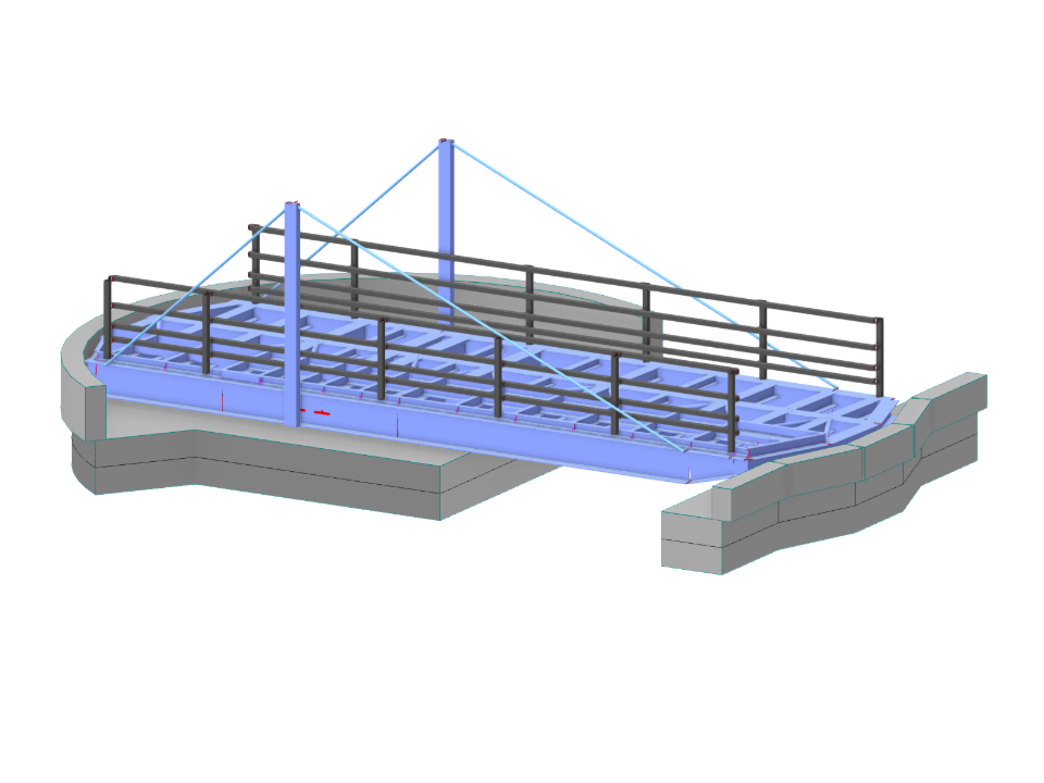 Modelo 004280 | Airedale Swing Bridge em Rodley, Reino Unido