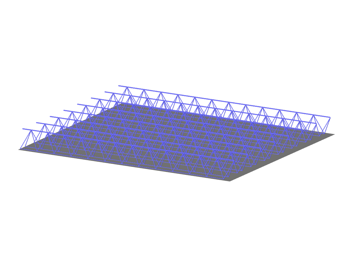 Modelo 004369 | Laje pré-esforçada com viga triangulada