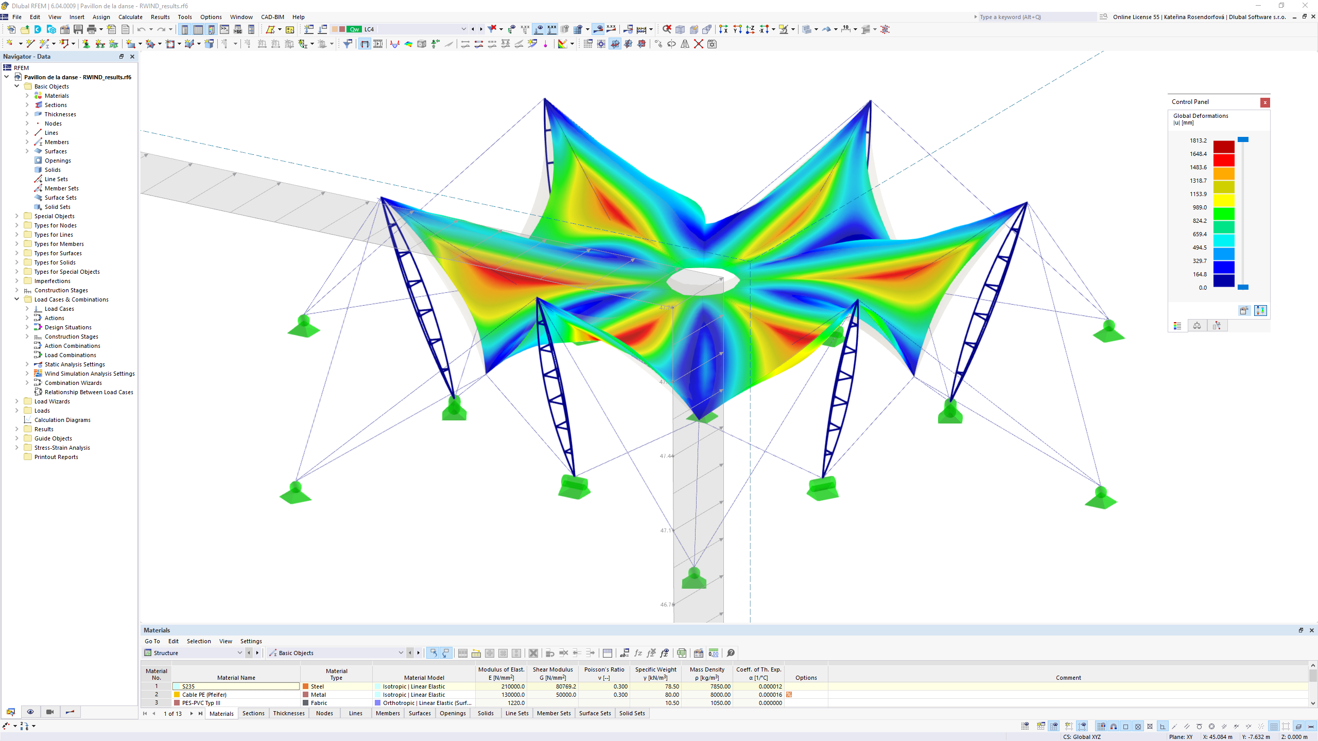 Form-finding para o RFEM 6