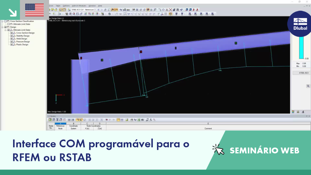 Interface COM programável para o RFEM ou RSTAB