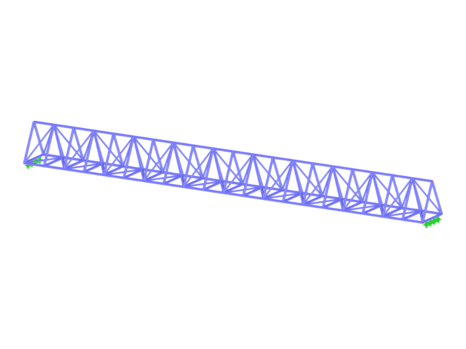 Modelo 004672 | Viga triangulada triangulada