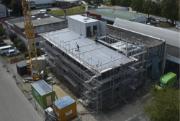 Edifício de escritórios da Stadtwerke Kirchheim unter Teck, Alemanha, durante a fase de construção | © Rothoblaas