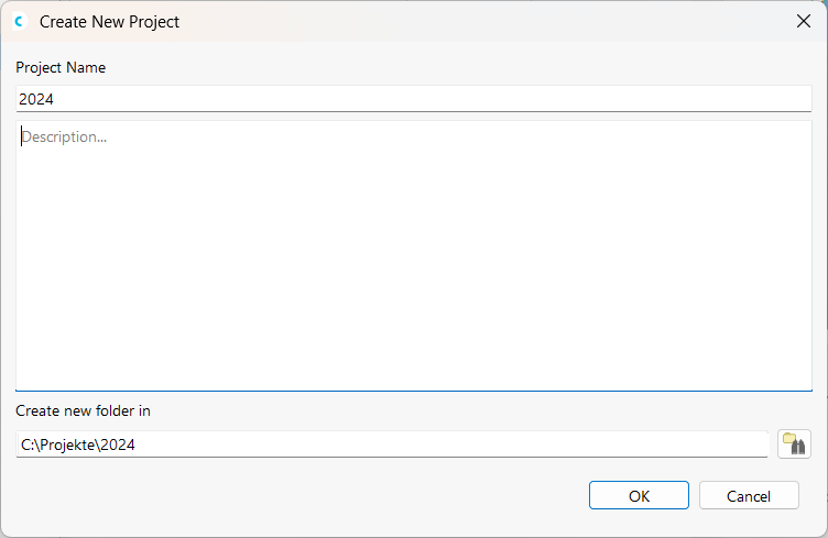 Criar novo projeto