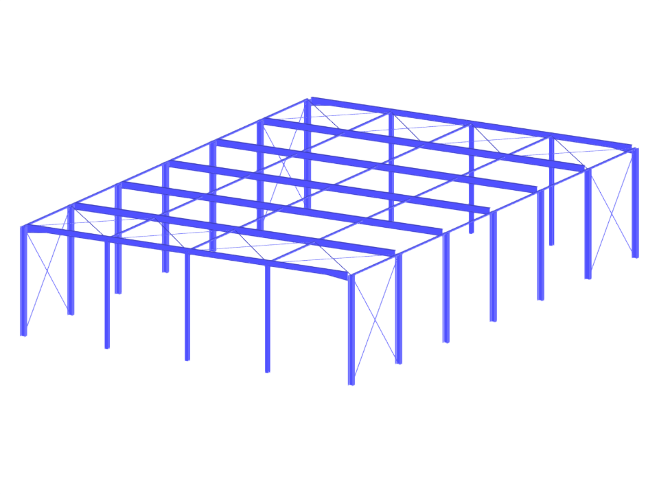 Modelo 004856 | Pavilhão de aço