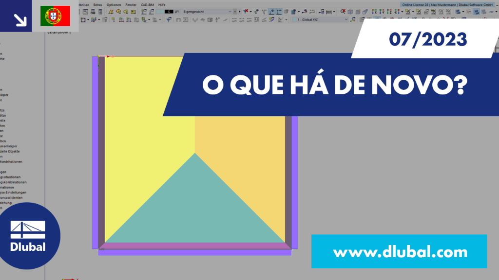 Novidades nas atualizações de software de julho de 2023 para o RFEM 6 e RSTAB 9