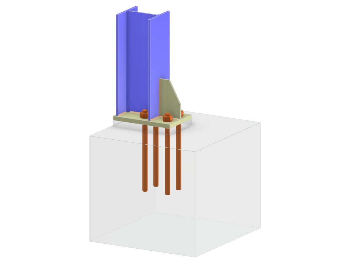 Modelo 005395 | Base de pilar assimétrica