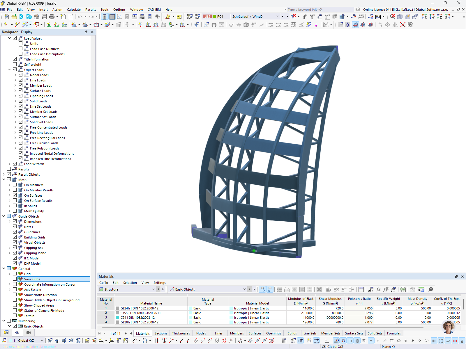 Modelo RFEM de estrutura de entrada | © Marx Krontal Partner, MKP GmbH