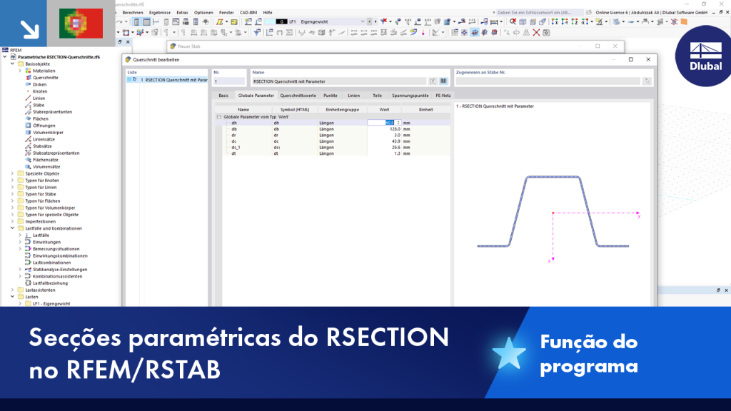 Parametrische RSECTION-Querschnitte in RFEM und RSTAB veranschaulicht
