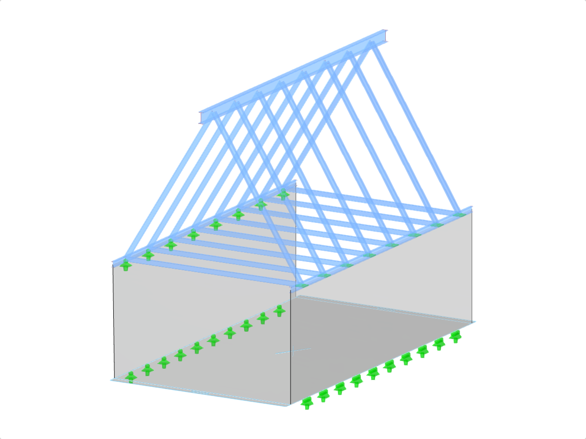 Projeto estrutural demonstrando capacidades BIM para avaliação de materiais sustentáveis