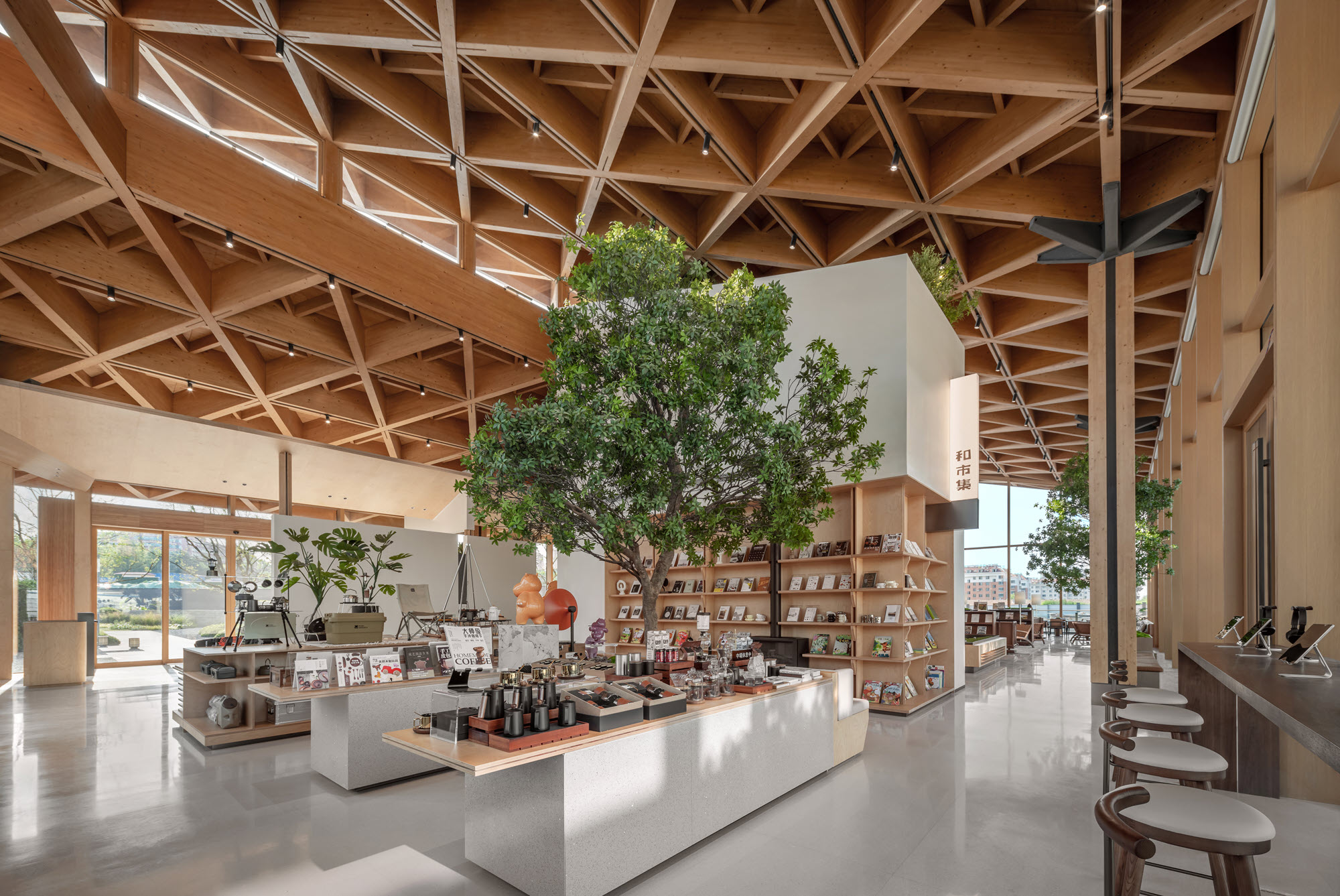 Design moderno em centro comunitário em Qingdao, China