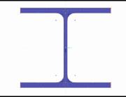 Determinação das propriedades de uma secção transversal HEA 140 (incluindo verificações de tensão)