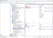 Divisão de elementos dimensionados em grupos por tipo no relatório de verificação