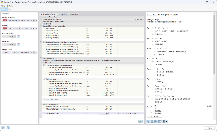 Verificação de tensão de solo admissível de uma sapata isolada no RFEM 6