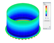 Силосная башня в RFEM