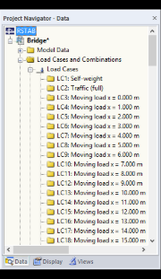 Generierte Lastfälle in RSTAB