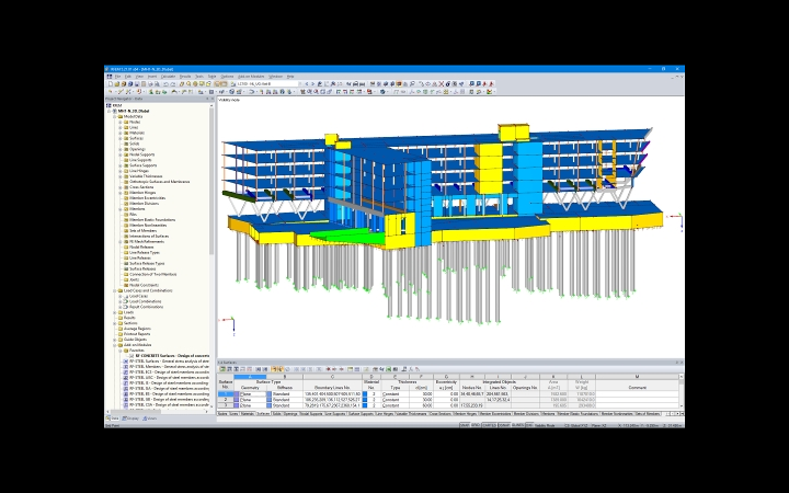 3D-модель медиа-офиса Funke в RFEM (© FCP - Fritsch, Chiari & Partner ZT GmbH)