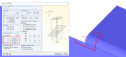 Definition des Glättungsbereiches in RFEM