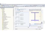 Импортированное сечение SHAPE-THIN в RFEM/RSTAB