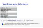 Модели материалов в RFEM