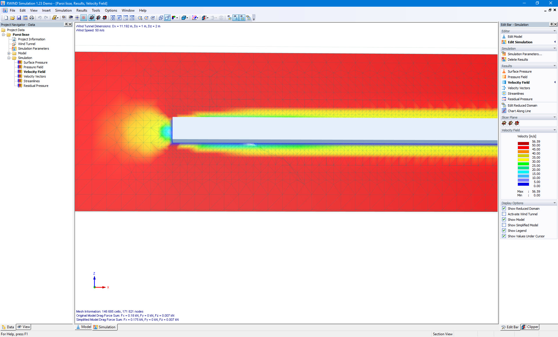 Создание граничного слоя в RWIND Simulation