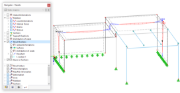 Результирующий разрез, показывающий напряжения на поверхностях