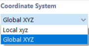 Выбор системы координат линейной опоры