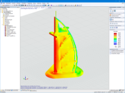 Давление на поверхность в программе RWIND для передачи в RFEM