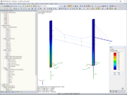 Tensiones de Von-Mises en un modelo de catenaria (© SDEA Engineering Solutions - Spain)