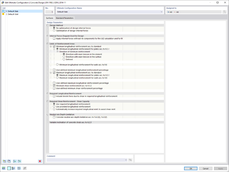 Ultimate Configuration Settings