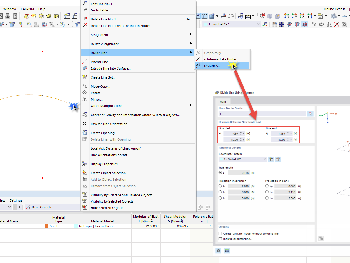 FAQ 005250 | Я хочу создать в программе RFEM осесимметричную поверхность. Однако поверхность вращения не создается. Почему?