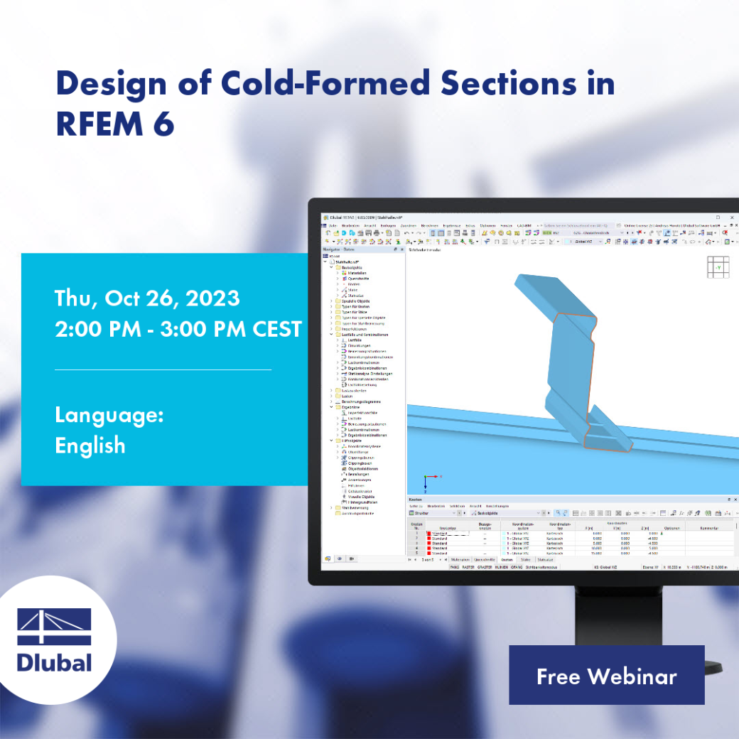 Расчёт холодногнутых профилей в программе RFEM 6