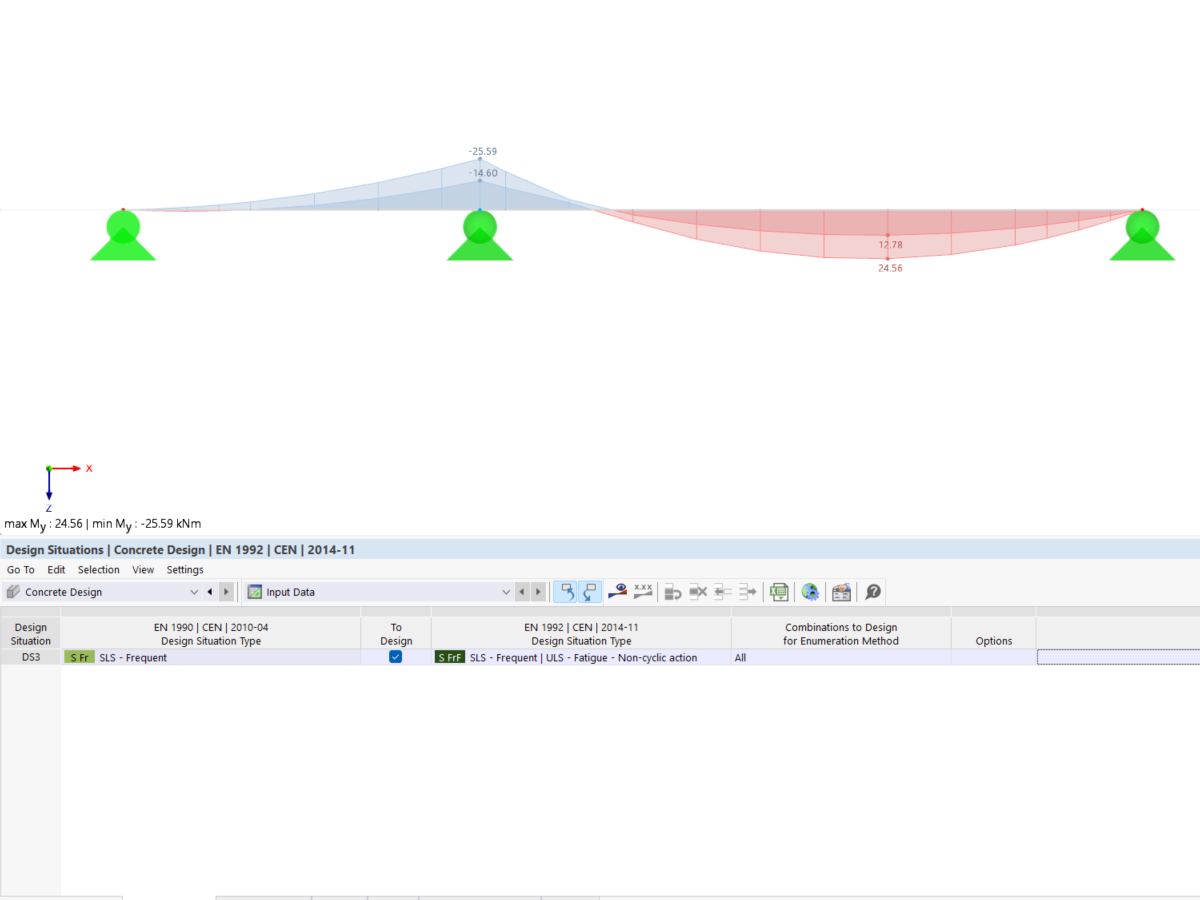 Стадия расчета 1 - Расчетные настройки