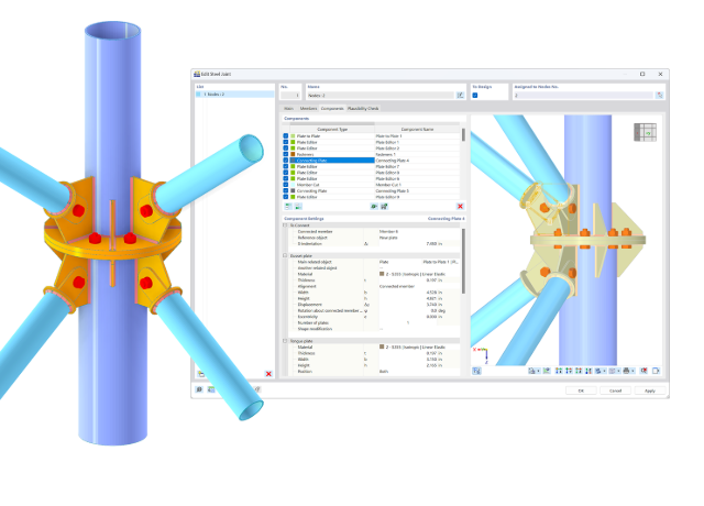 Стальные соединения для RFEM 6