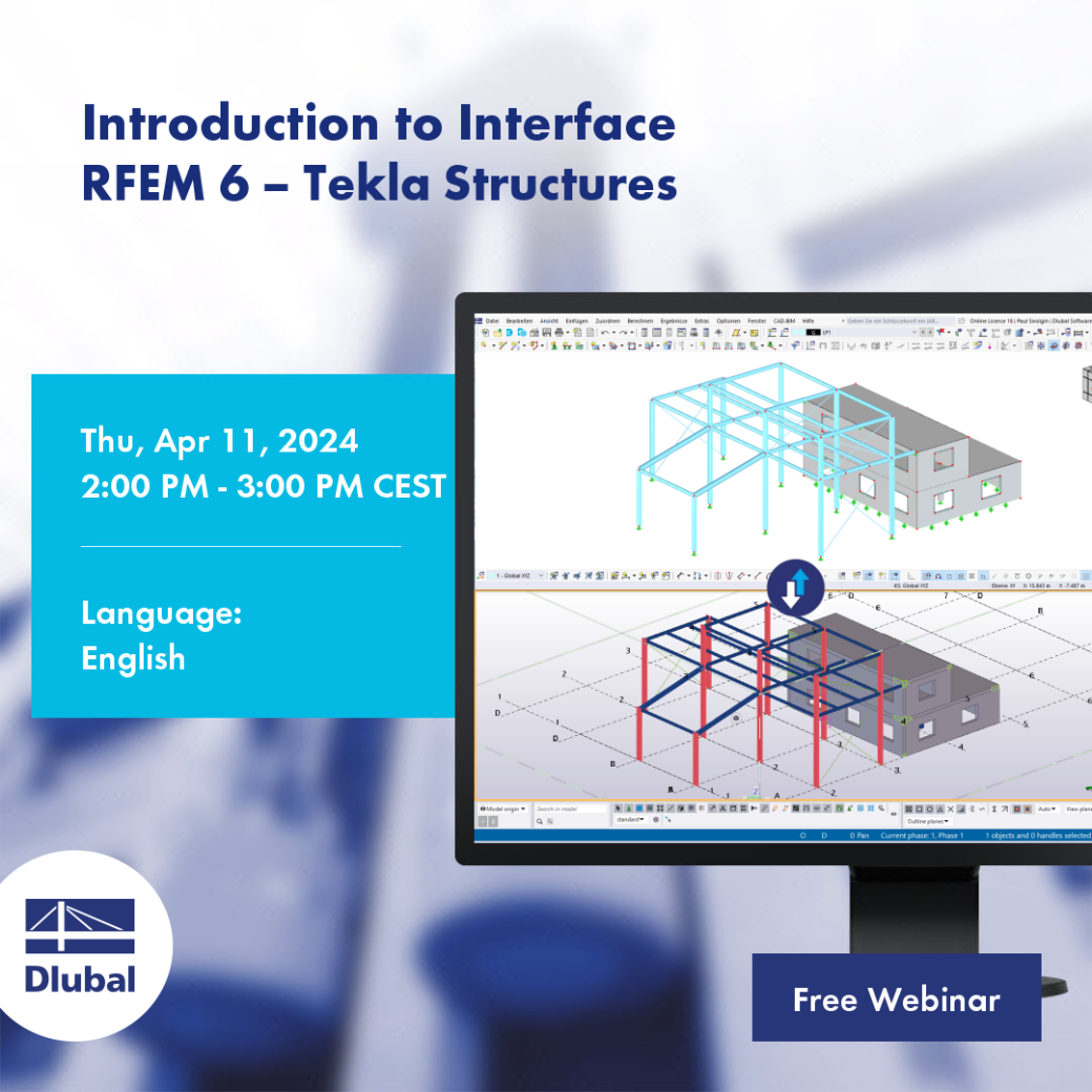 Ознакомление с интерфейсом\n RFEM 6 - Tekla Structures