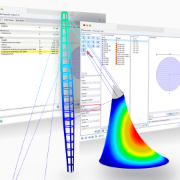 База знаний | Расчет вантовых конструкций в RFEM 6/RSTAB 9