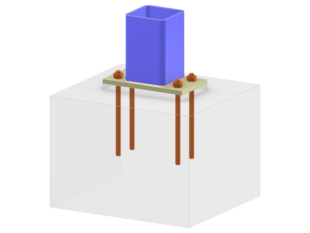 Модель 005401 | База колонны
