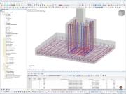 Расчёт стаканных фундаментов с помощью аддона к программу RFEM для расчёта бетонных фундаментов с гладкими или шероховатыми сторонами. Практическое применение показывает разнообразие опций.