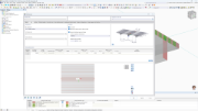 Расчёт железобетонной балки с определением эффективных ширин плит Т-образных балок по сегментам для расчёта конструкций.