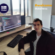 Максим, новый программист в команде Dlubal Software в Брно, презентация команды с акцентом на рост компании и искусственный интеллект