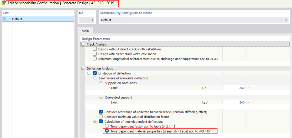KB 2033 | Конфигурация пригодности к эксплуатации для зависимой от времени пeрегиба